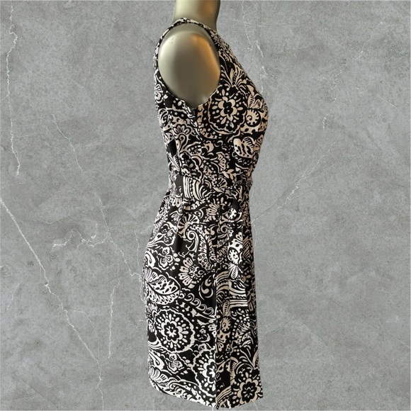 💟Kim Rogers Black and White Floral Dress - Picture 3 of 14